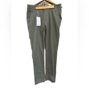 NWT Denim & Flower Olive Green Slim Soho Chino Pants Women's Size 14